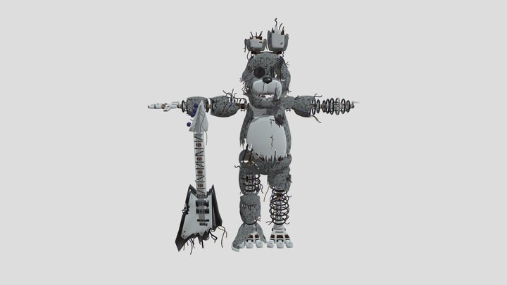 v2Torres Broken Bonnie 3D Model