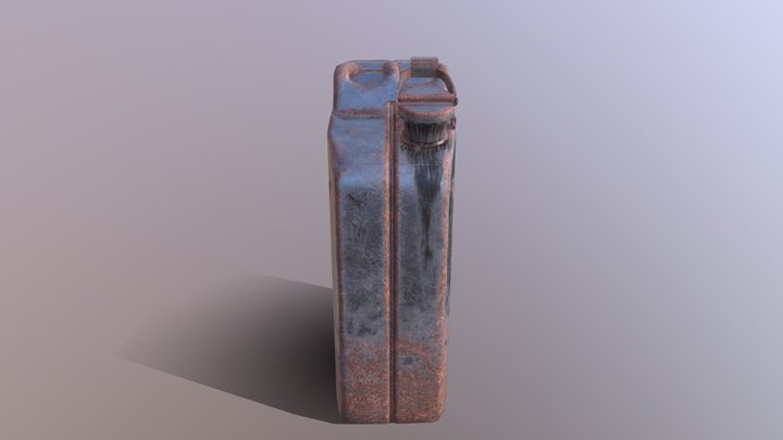 Low Poly Jerry Can 3D Model