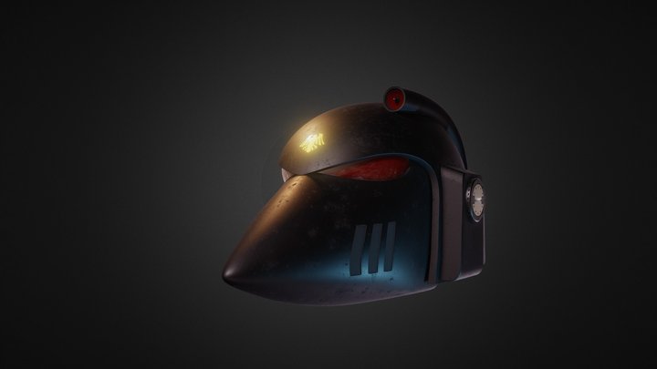 MKVI Corvus Helmet 3D Model