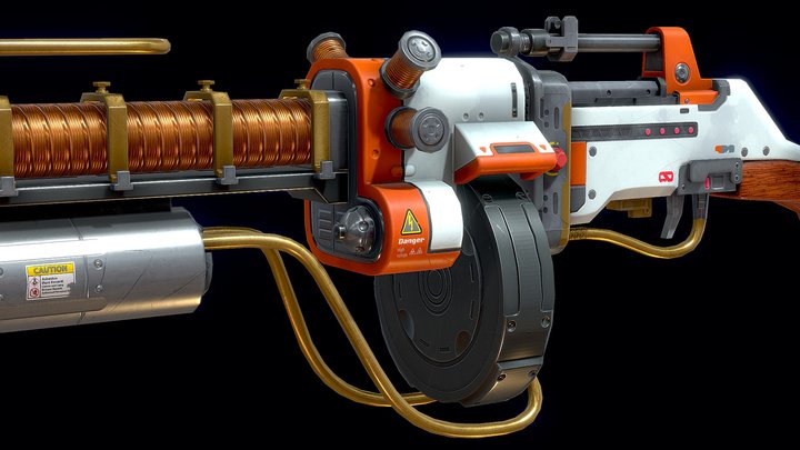 Helldivers 2 electric weapon 3D Model