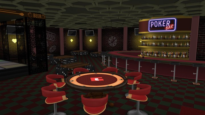 Pub Room 3D Model