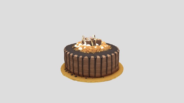 Chocolate Cake 3D Model