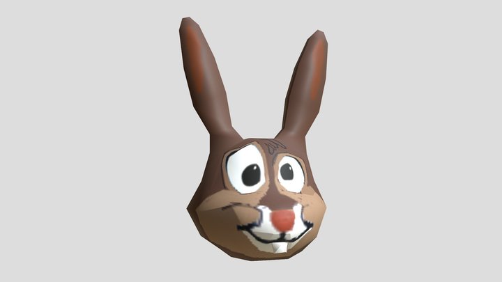 Splash Mountain - Brer rabbit head 3D Model