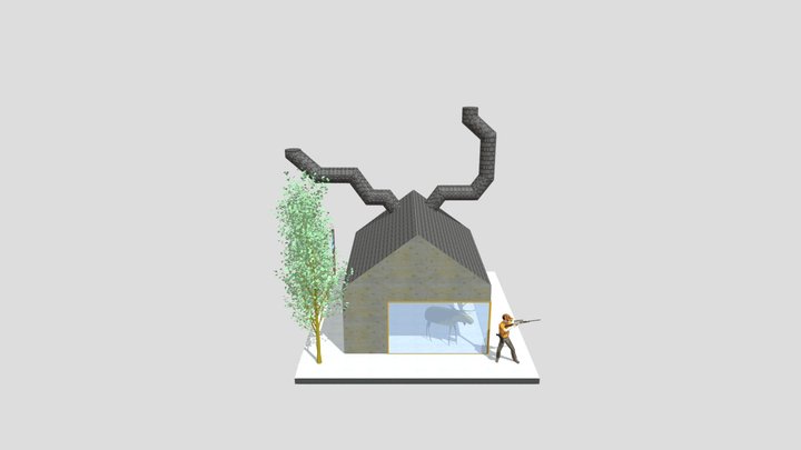 Põdra Maja 3D Model