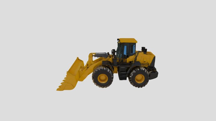 Loader_ Bulldozer_ Power_texture_fbx 3D Model
