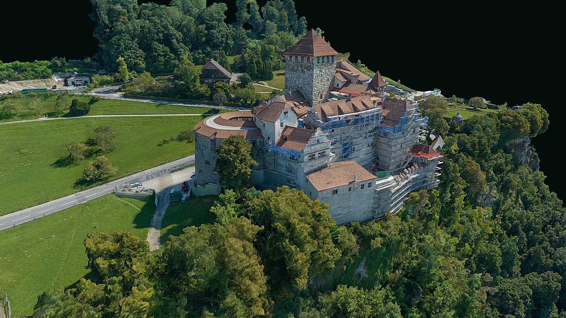 Vaduz Castle - Buy Royalty Free 3D model by Saulius.Zaura [2b5e64e ...