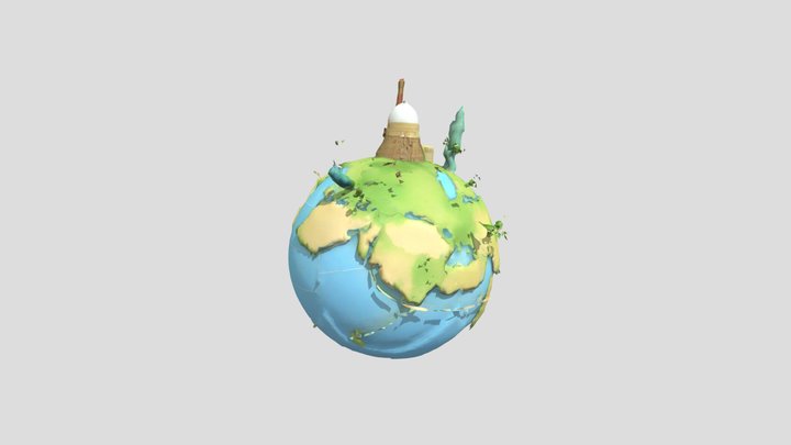 #AroundTheWorld#, 3D Model