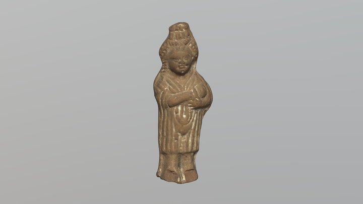Roman Figure of Harpocrates 3D Model