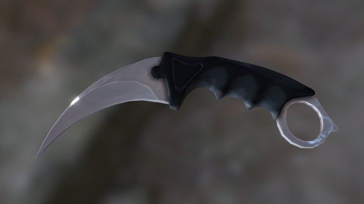 Керамбит 3D Model