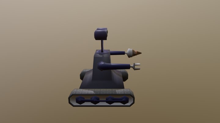 Robô de Esteira 3D Model