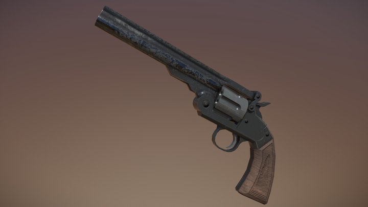Schofield - Revolver 3D Model