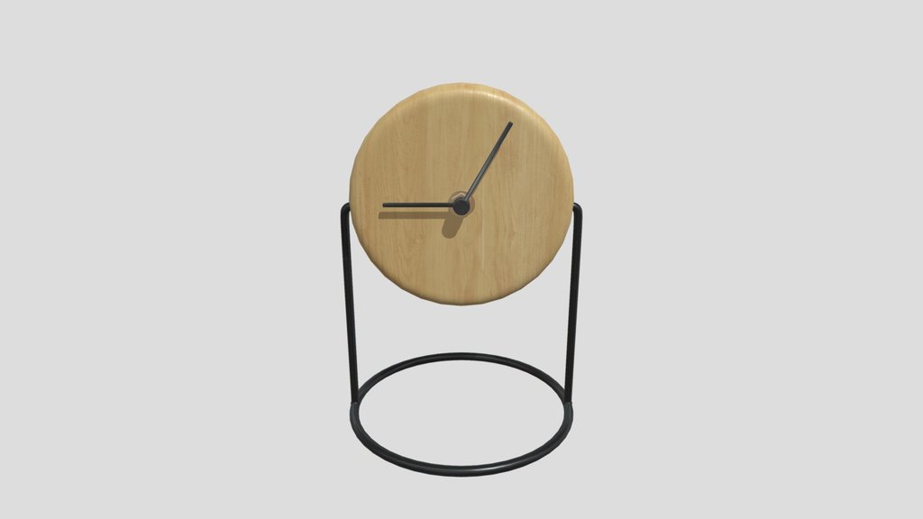 Table Wooden Clock