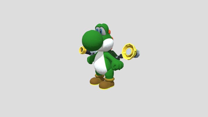 Yoshi (Unused) Paw Patrol Style (W.I.P) 3D Model