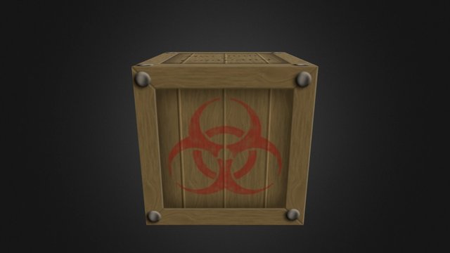 Crate 3D Model