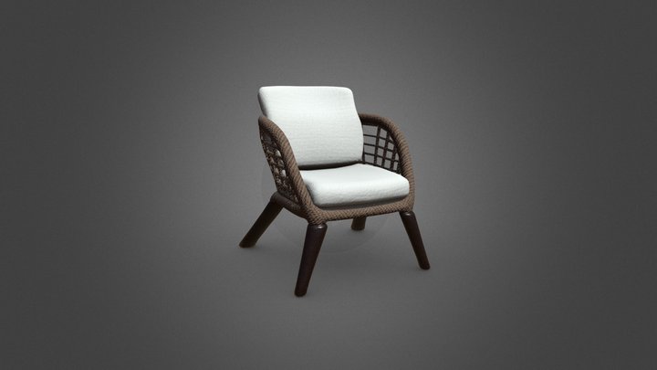 elegant garden chair – Free 3D Model STL