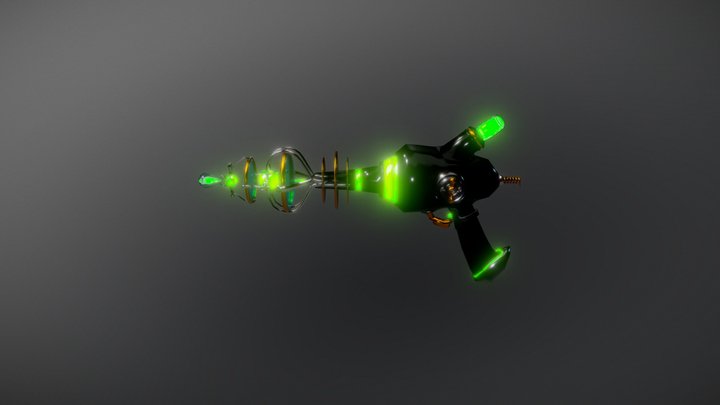 RayGun 3D Model