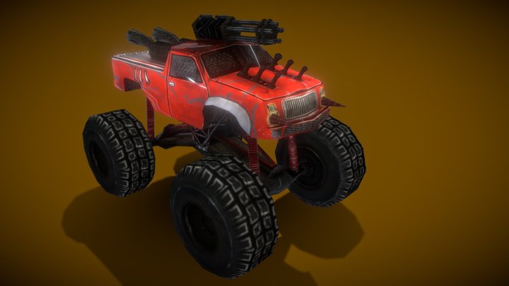 Monster Truck Collections 3D Model