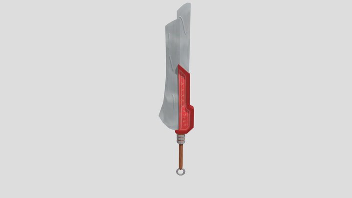 Double bladed sword 3D Model
