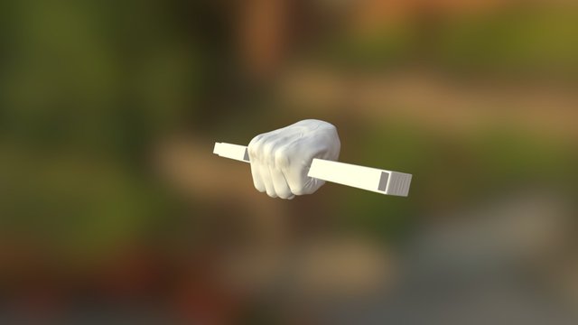 Left Hand With Handle 3D Model