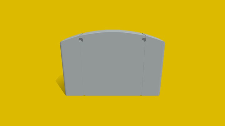Cartouche N64 3D Model