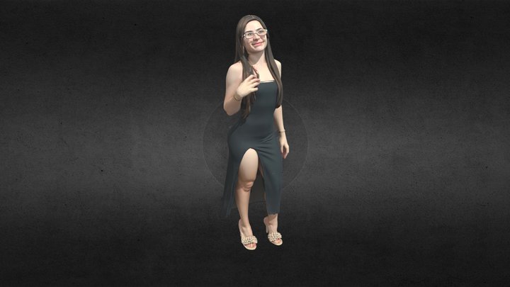 MUJER ELEGANTE 3D Model