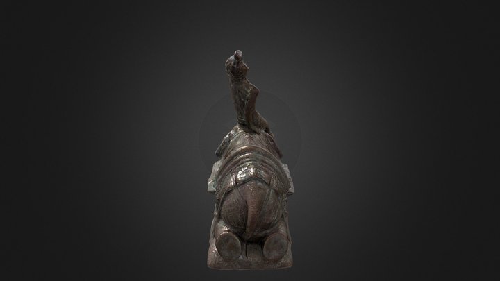 A boy on an elephant (1988) 3D Model