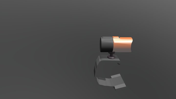 Web Cam Rigged 3D Model