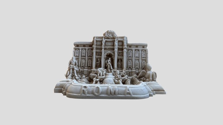 Trevi Fountain 3D Model