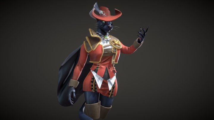 [DAE] Character Creation Final - Panther 3D Model