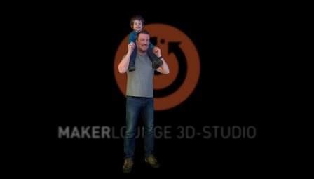 Father & Son 3D-Scan 3D Model