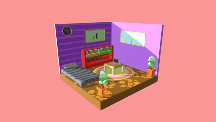 Voxel_Room 3D Model