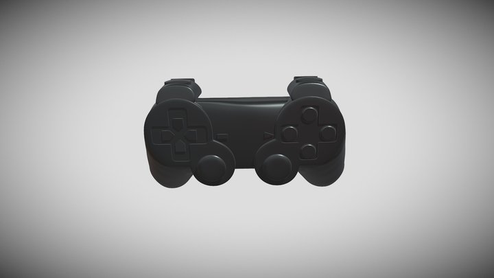 PS2 Controller v2 3D Model