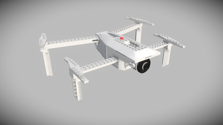 LEGO Drone 3D Model