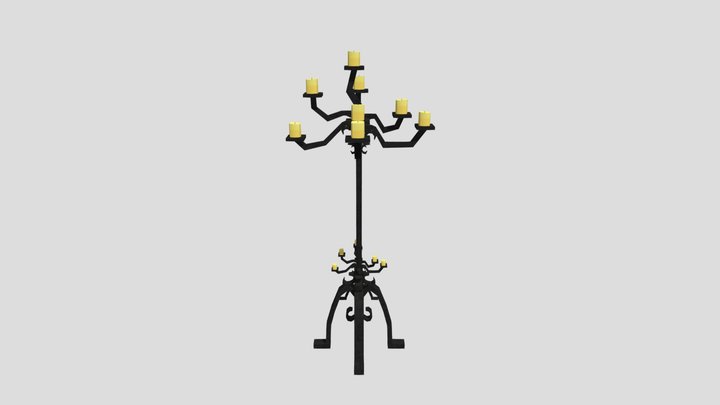 Candelabra (HEAVILY inspired by Rec Room) 3D Model