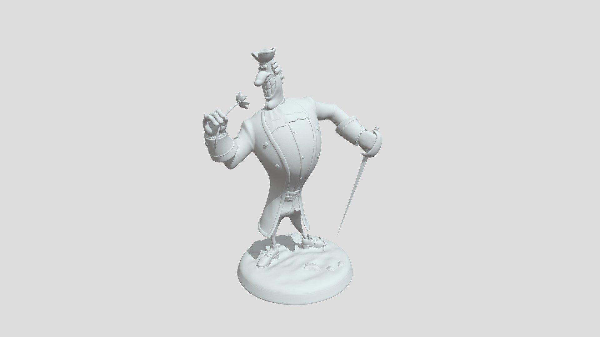 ArtStation - Dr. Livesey / Fanart for 3d print.