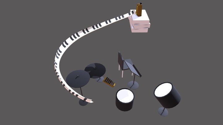 wk4_marble_madness 3D Model