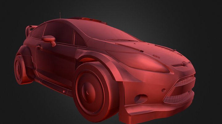 Ford Fiesta Rally 3D Model