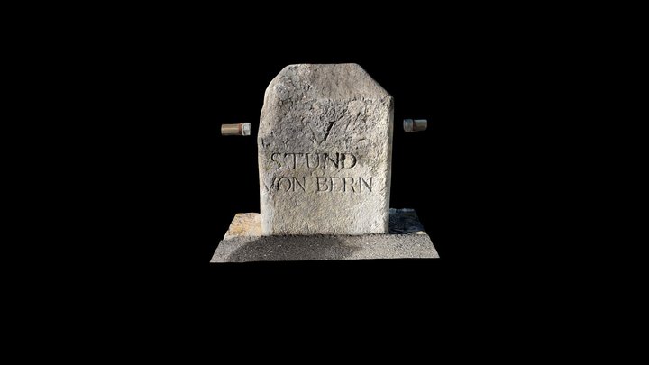 Distanzstein «V Stund von Bern» in Heimberg – Modello 3D gratuito STL