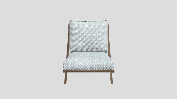 Pose Natural Accent Chair – Kostenloses 3D-Modell STL