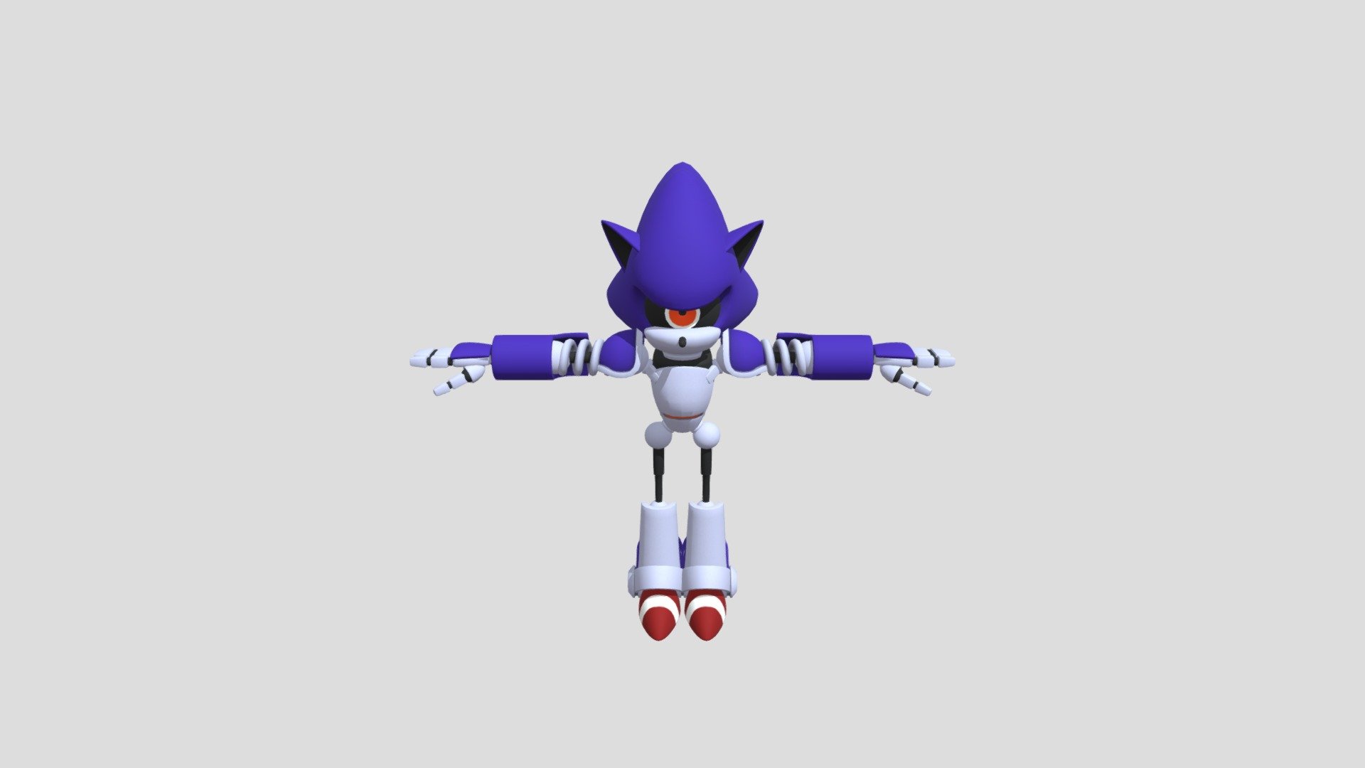 mecha sonic - Download Free 3D model by BlueChaosRing (@BlueChaosRing)  [dce61c8]