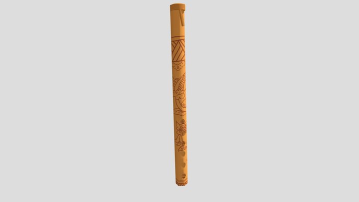 Suling 3D 3D Model