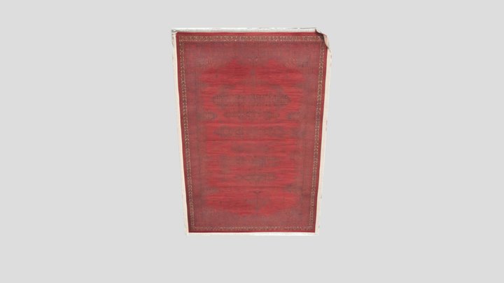 Red_Rectangular_Rug_0409003351_texture_fbx 3D Model