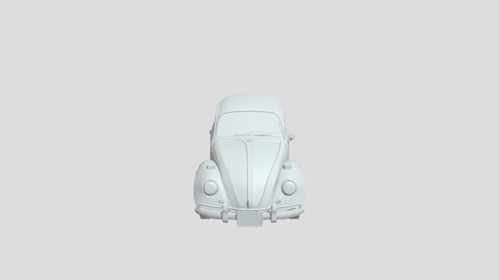 VW BEETLE 1967 LOW 3D Model