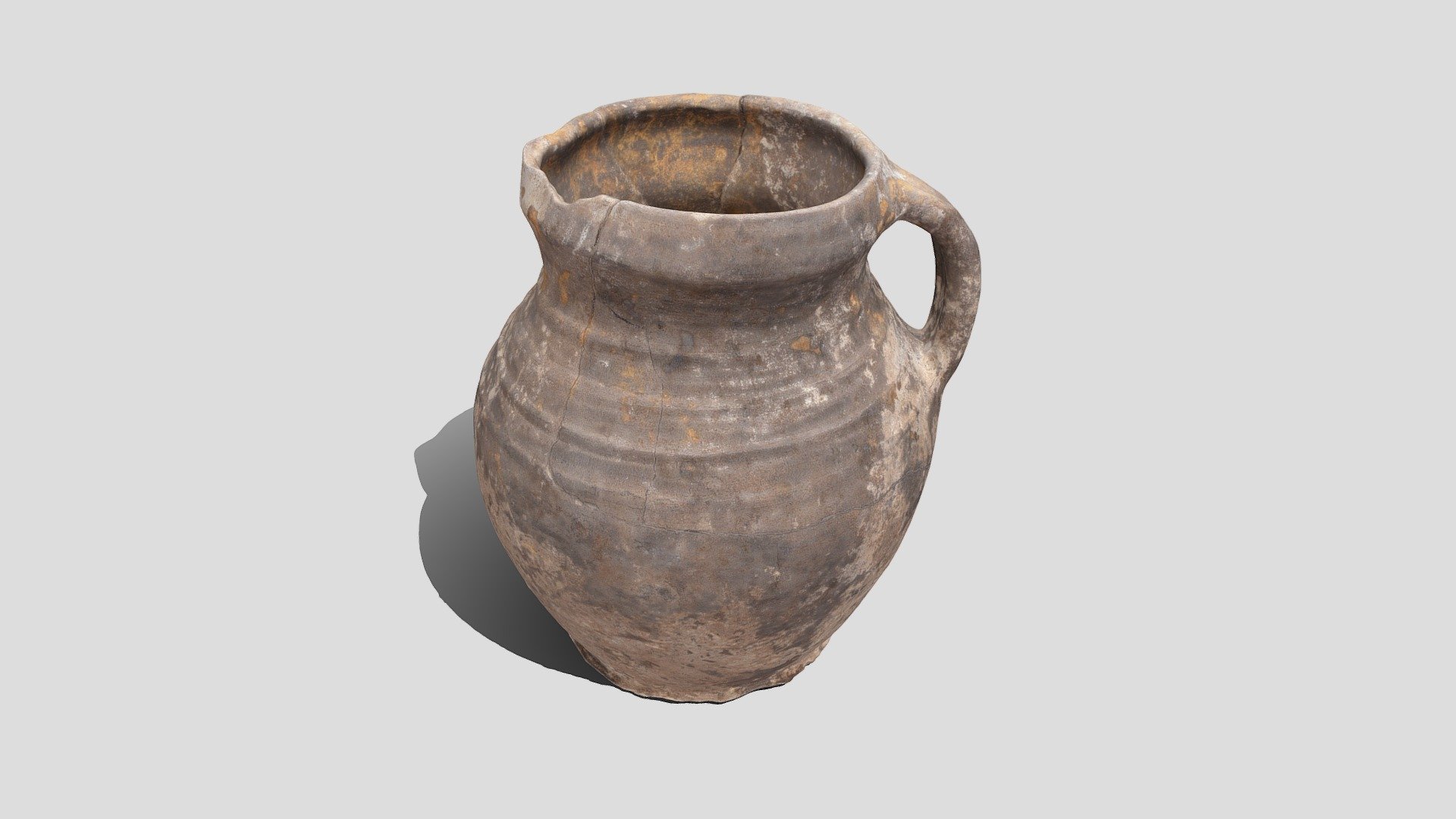 Medieval jug, XV c. — Sketchfab embed 3D viewer
