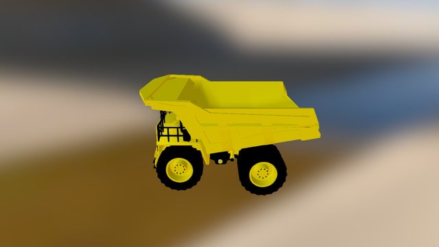 camion minero 2 3D Model