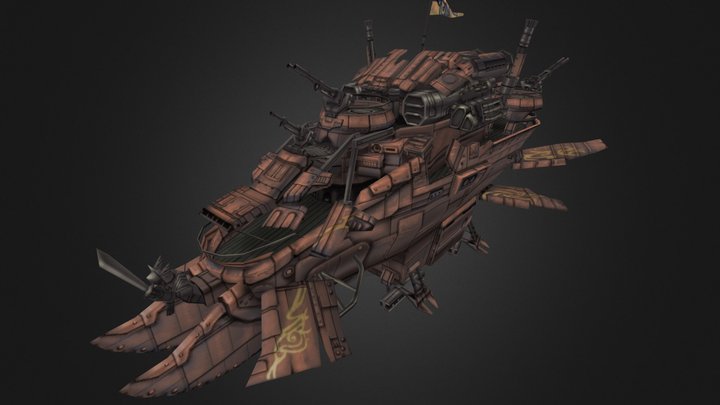 Airship 3D Model