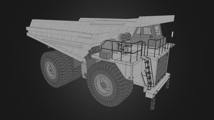 CAT 785C Dump Truck 3D Model