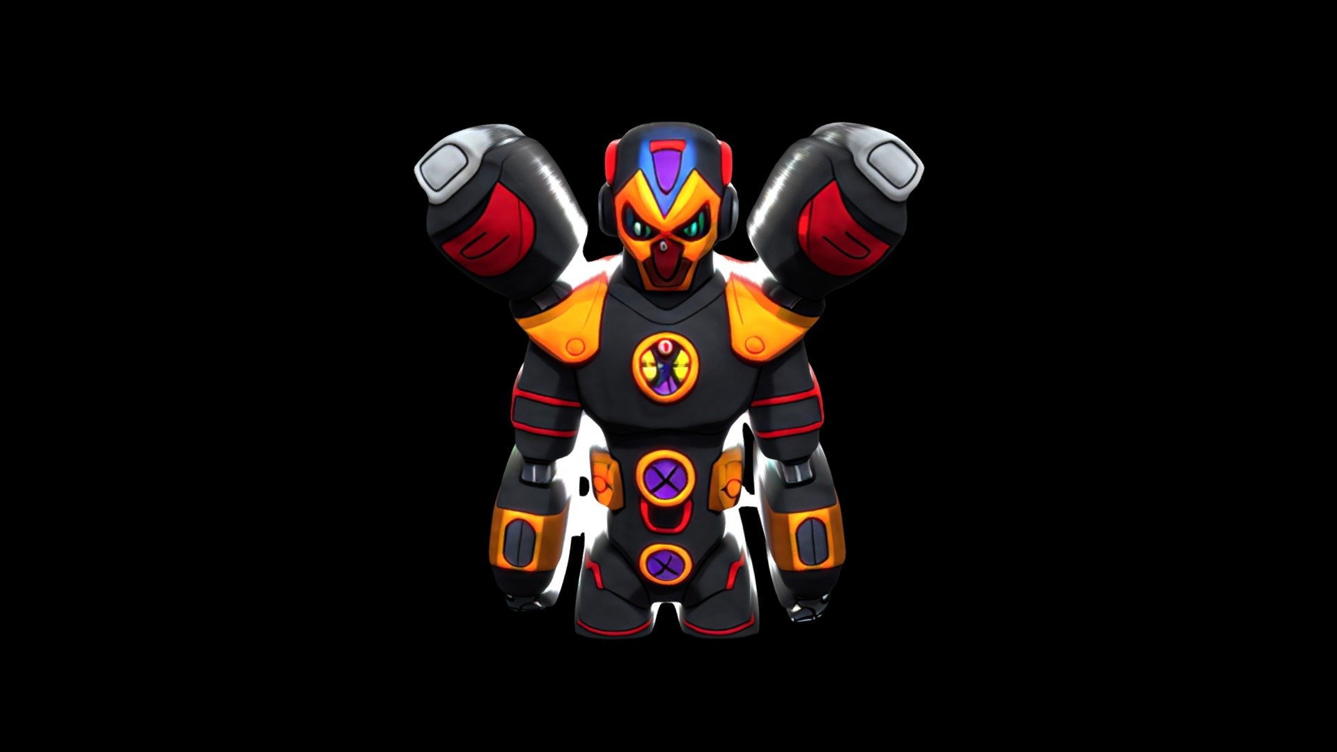 Helmet Mask Robot Cartoon 2079 - Download Free 3D model by klrxyz ...