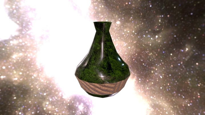 Botella Low 3D Model