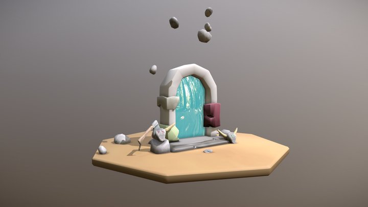 Desert Portal 3D Model